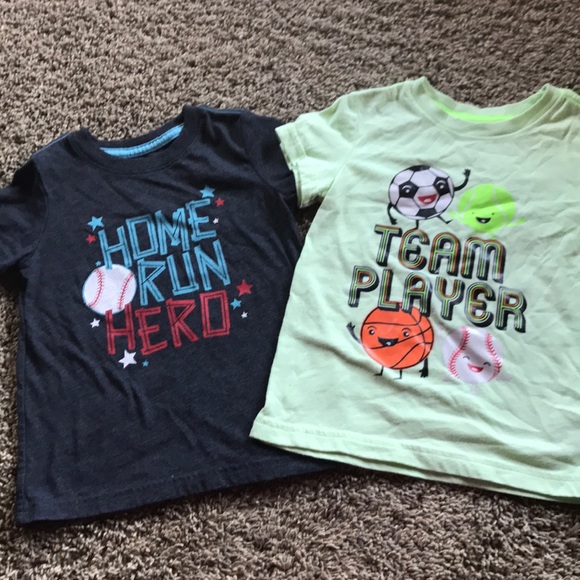Cat & Jack Other - ❣️4/$15 Lot of 2 sports Tshirts Sz: 2T